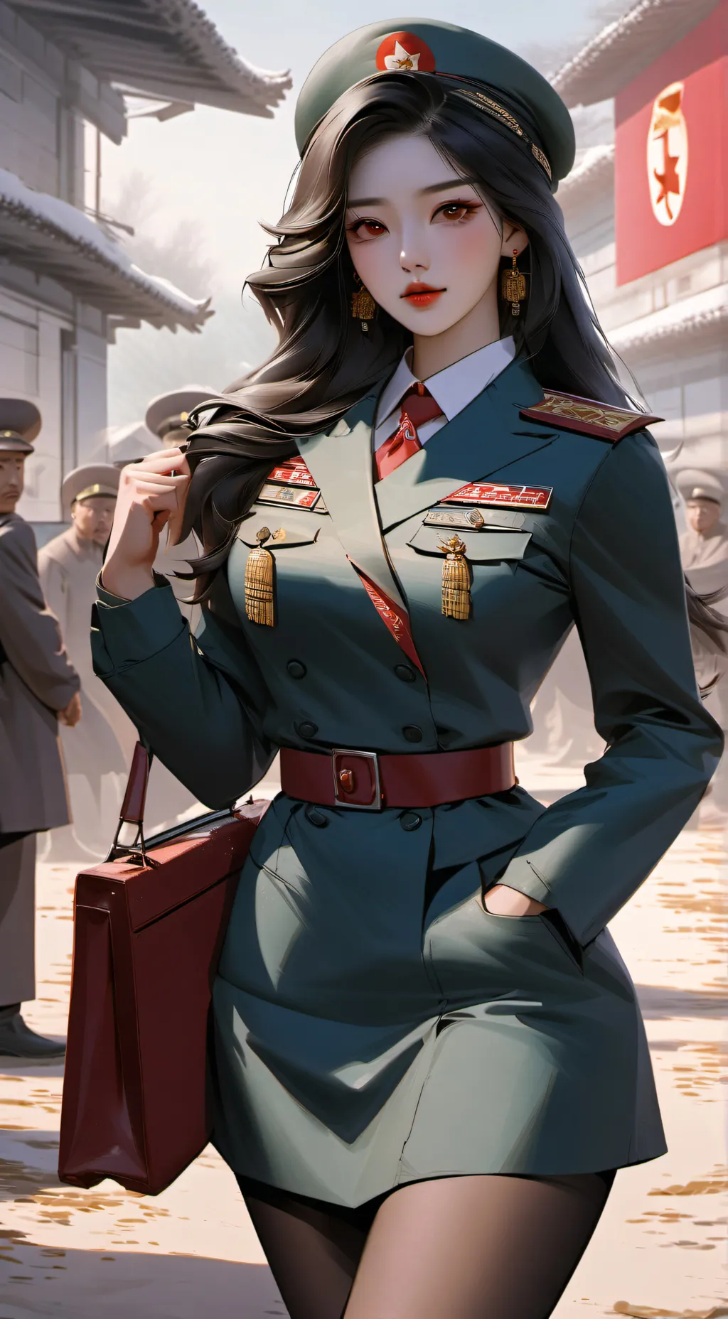 ai character: kyong seo jin background