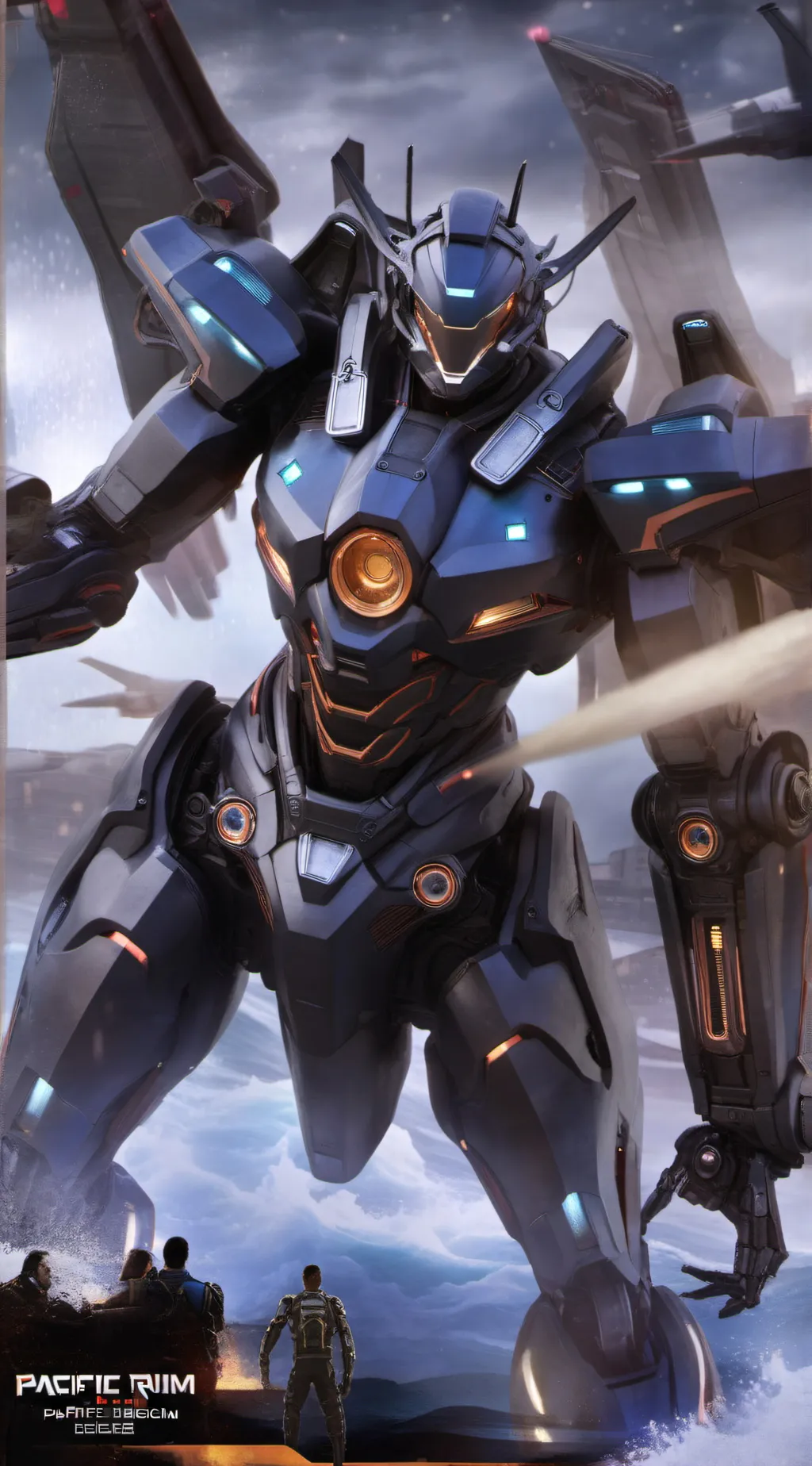 ai character: Lightining fury background