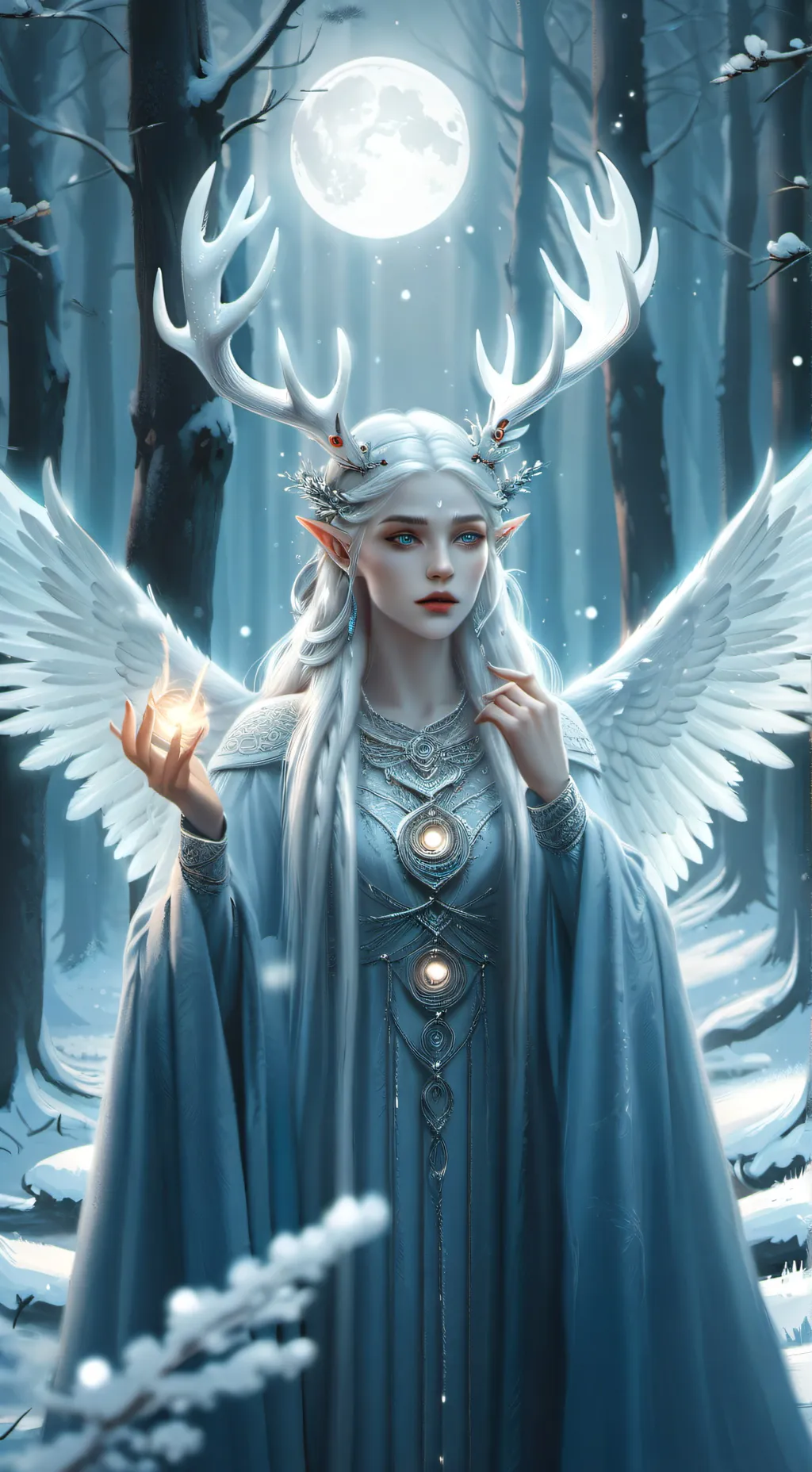ai character: Silvaria  background