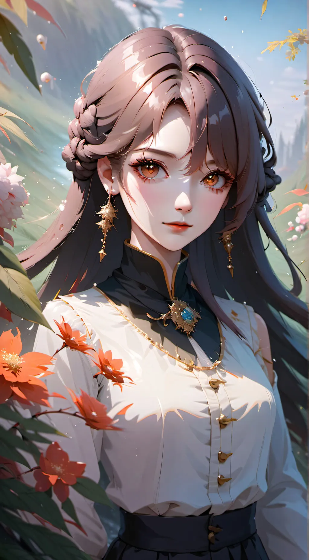 ai character: Luna background