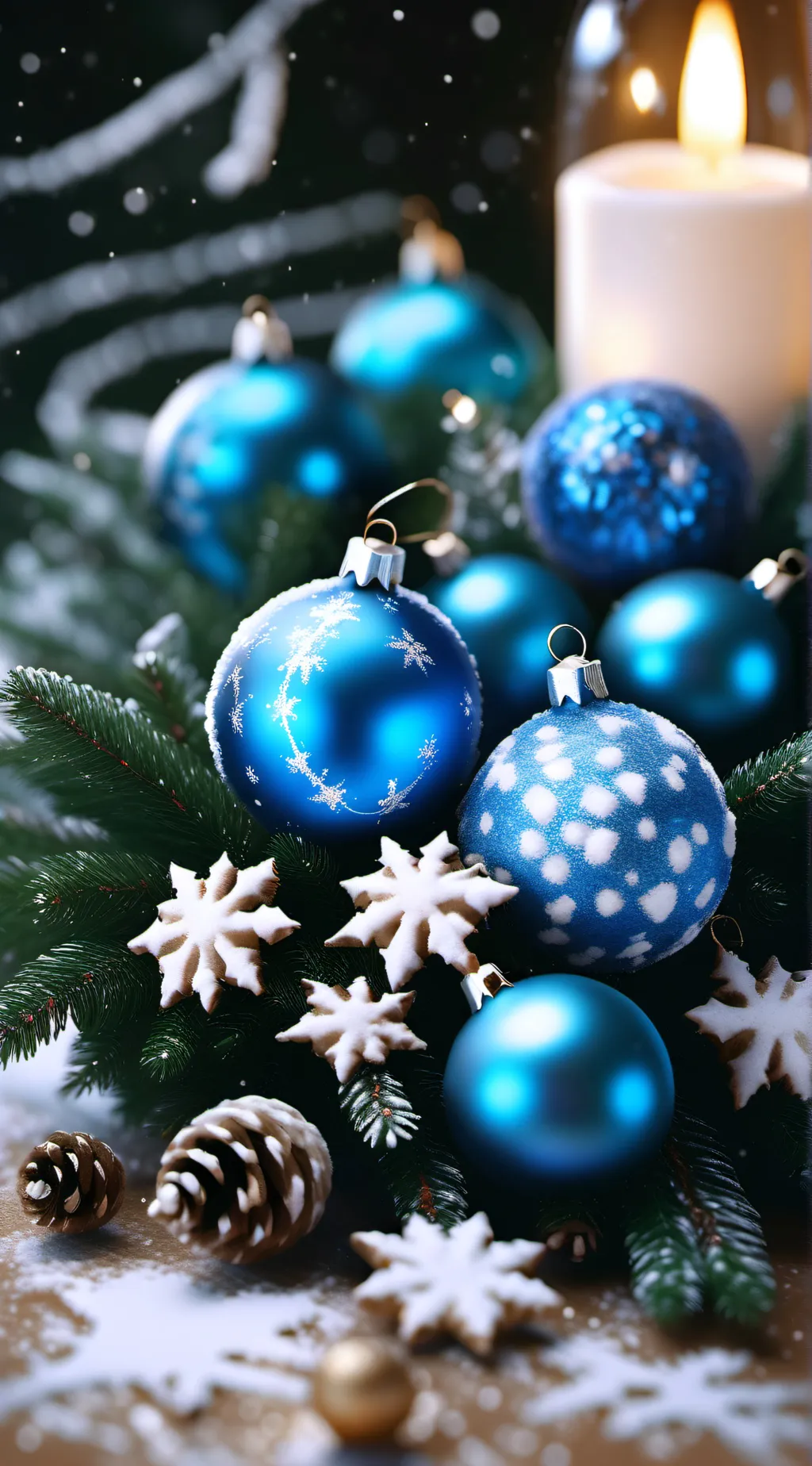 ai character: COD Christmas  background
