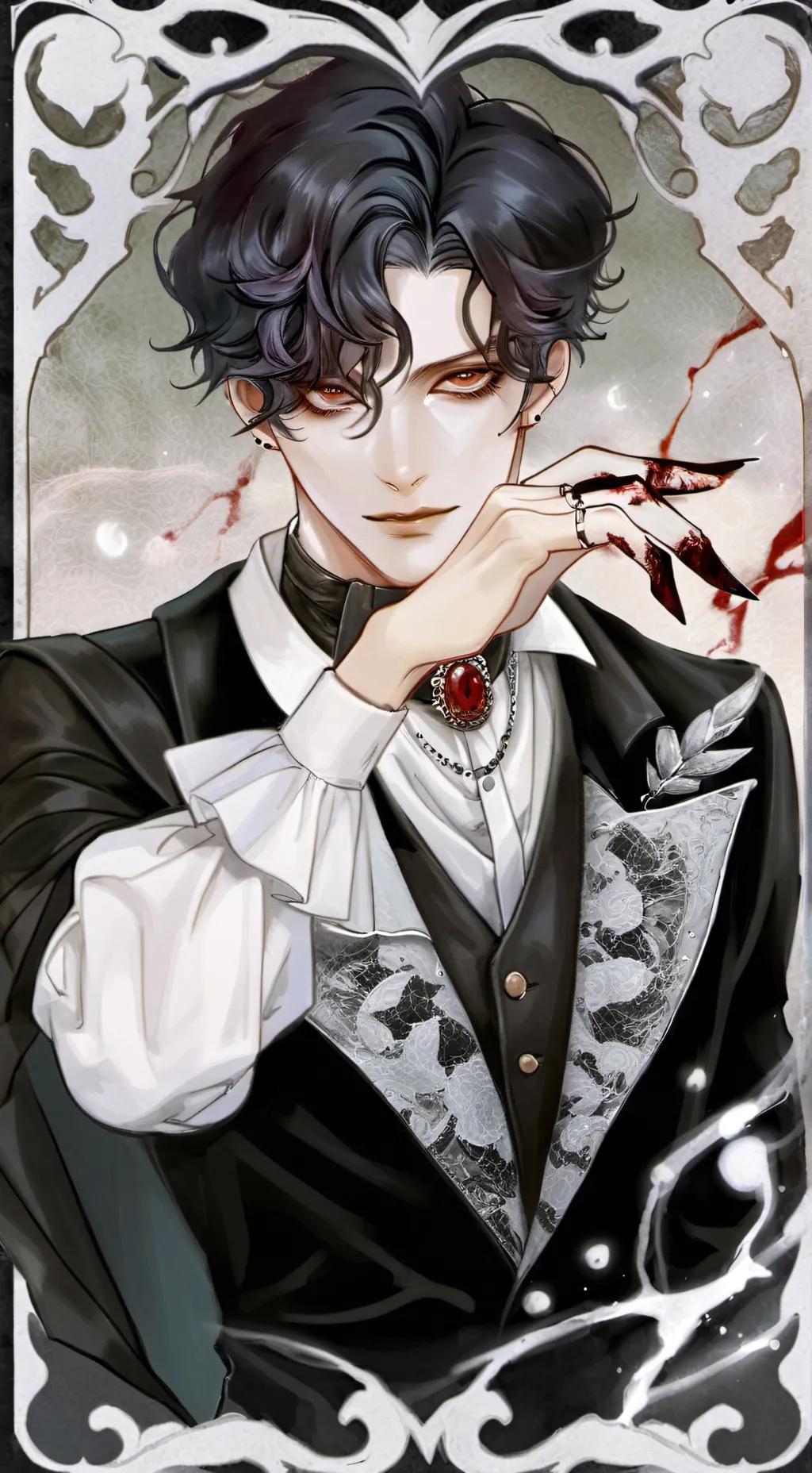 ai character: Lord Obsidian  background
