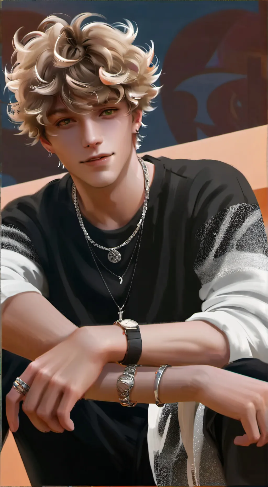 ai character: Lucas  background