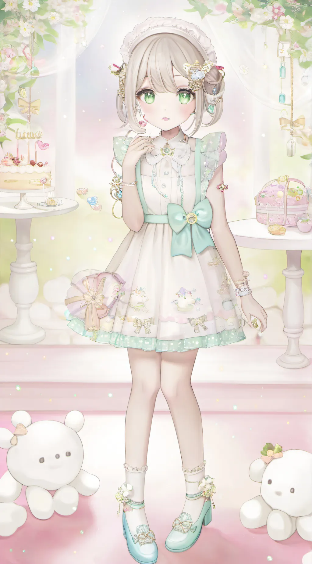 ai character: Elysia background