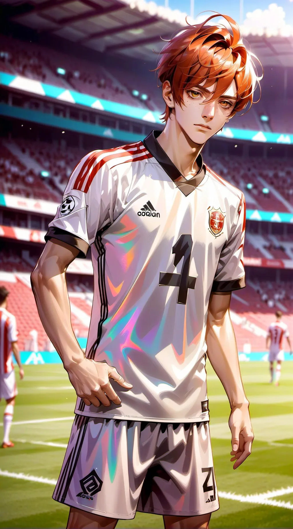 ai character: Futbol  background