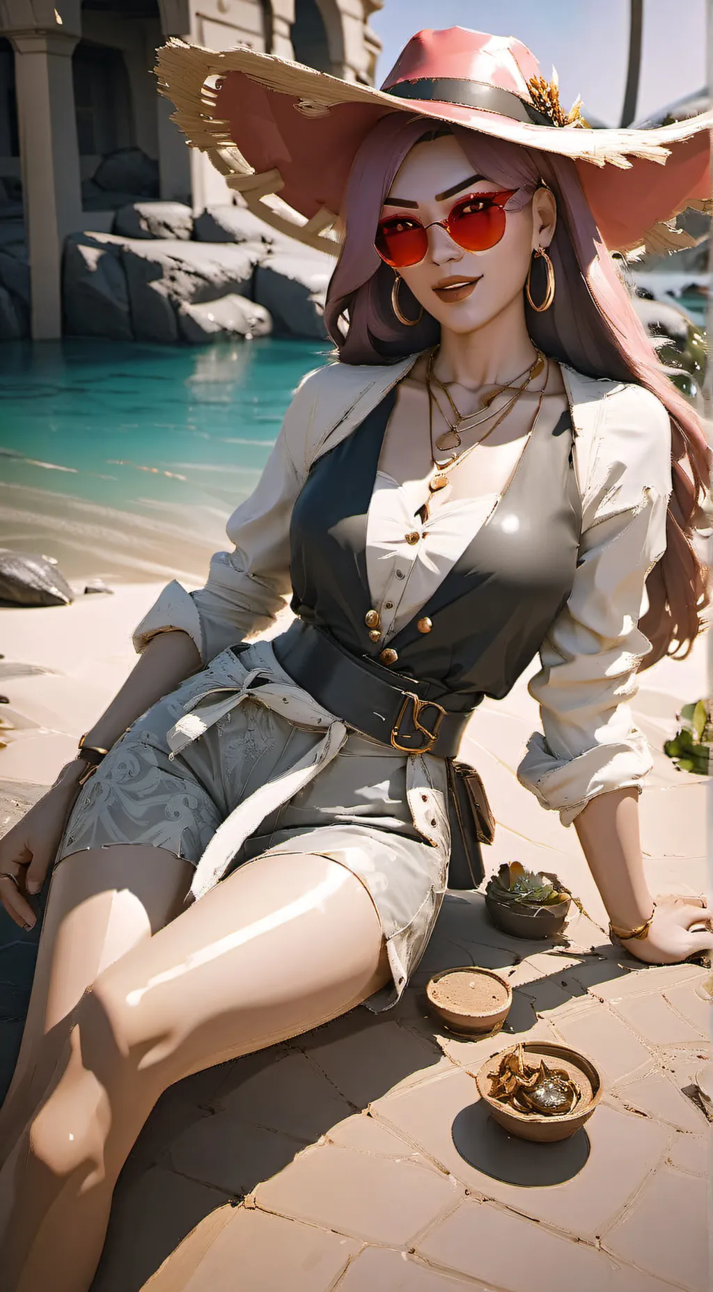 ai character: FN - Haze background