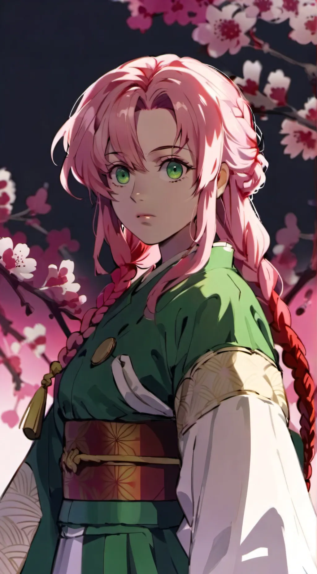 ai character: °•.{ Misturi}.🌸 background