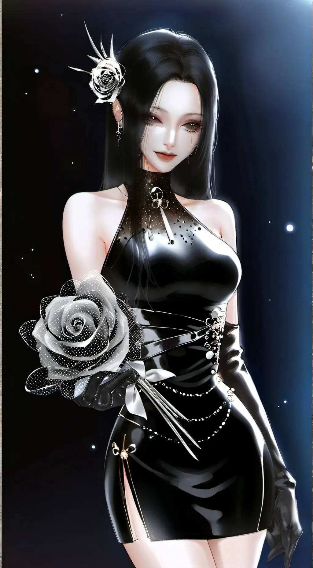 ai character: ~•☆yunjin☆•~ background