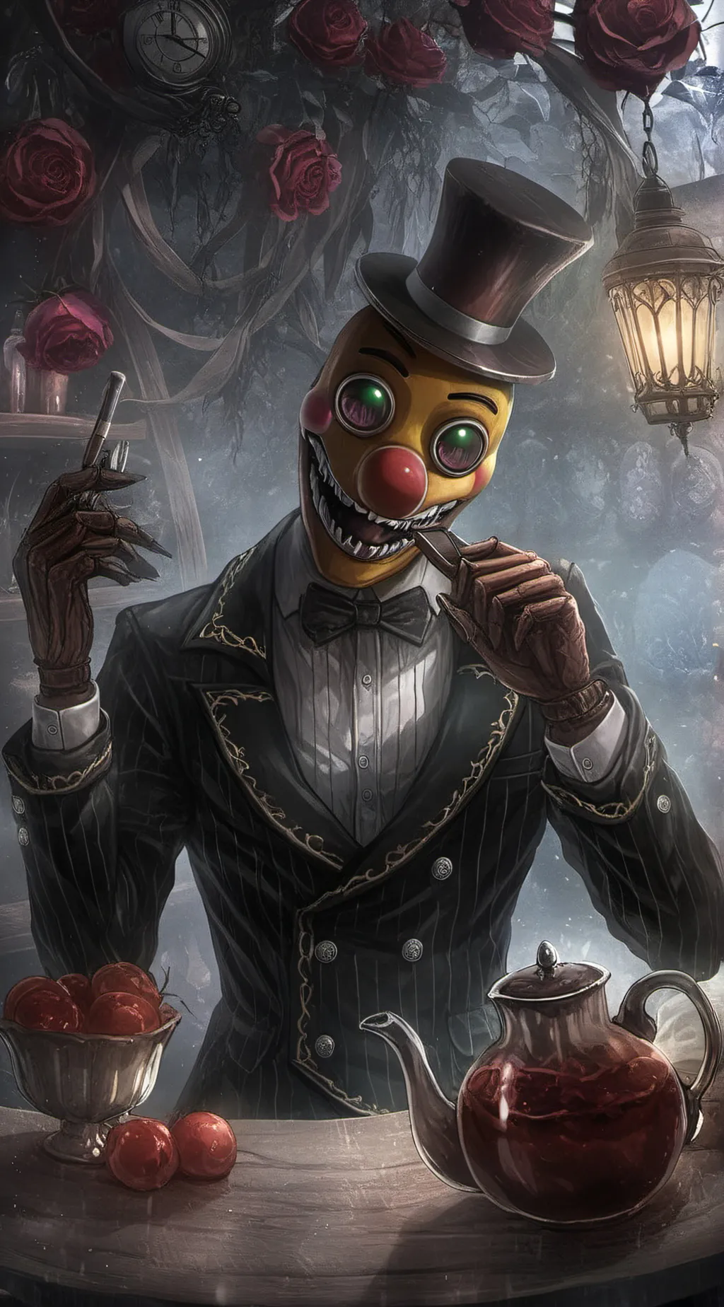 ai character: dr smiley background