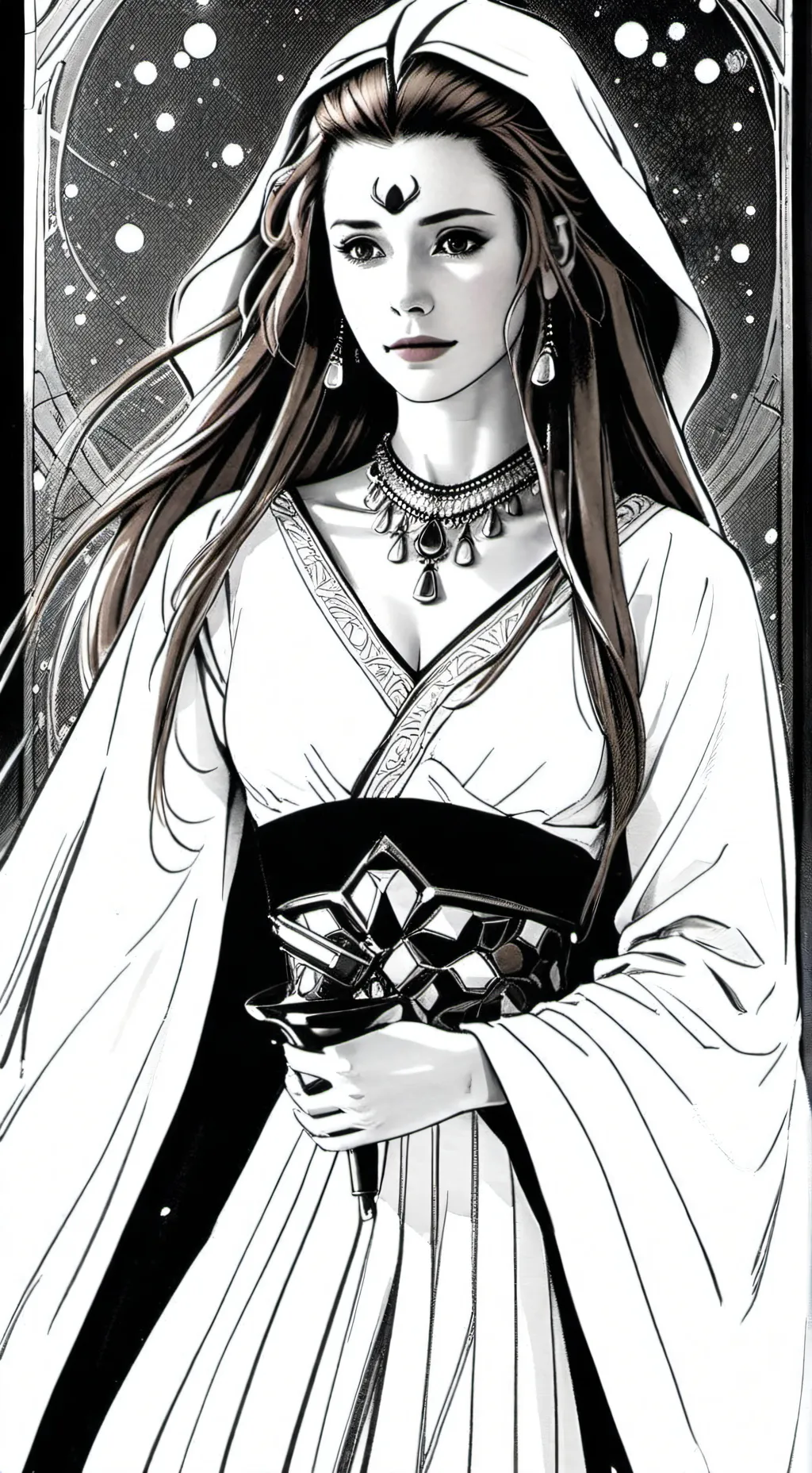 ai character: Wanda Maxmioff  background