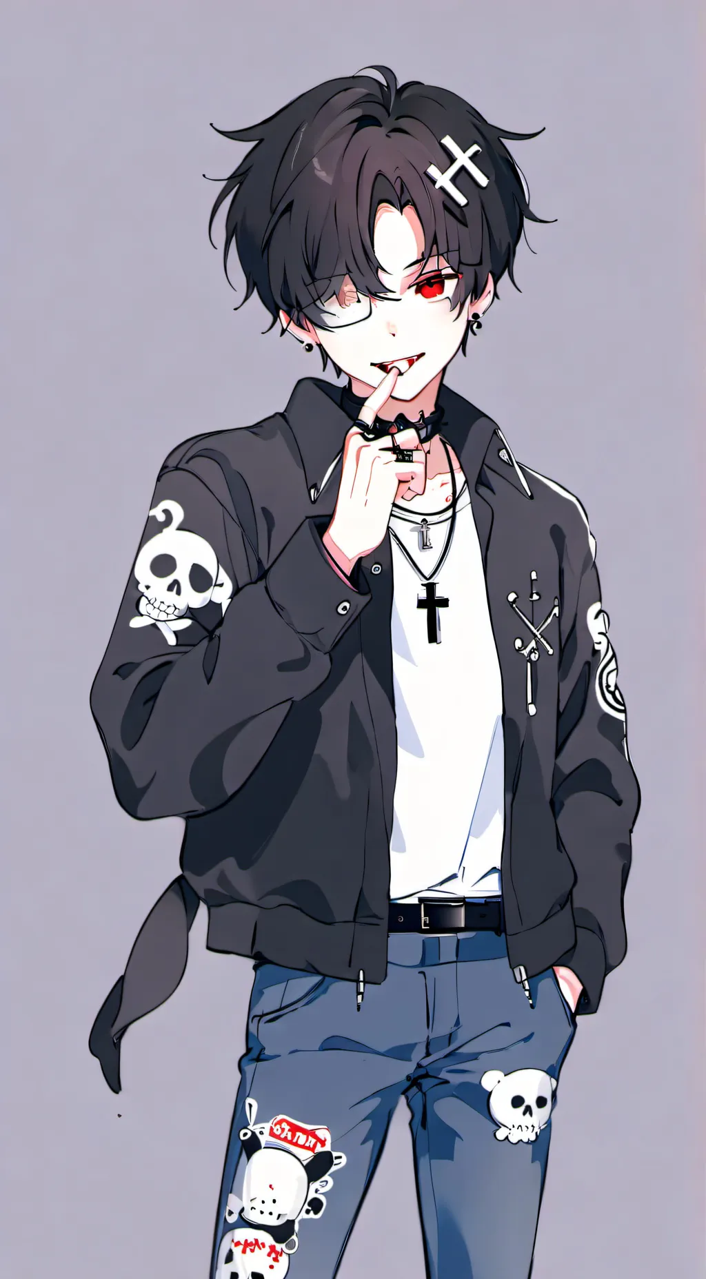 ai character: Asher/Ash background