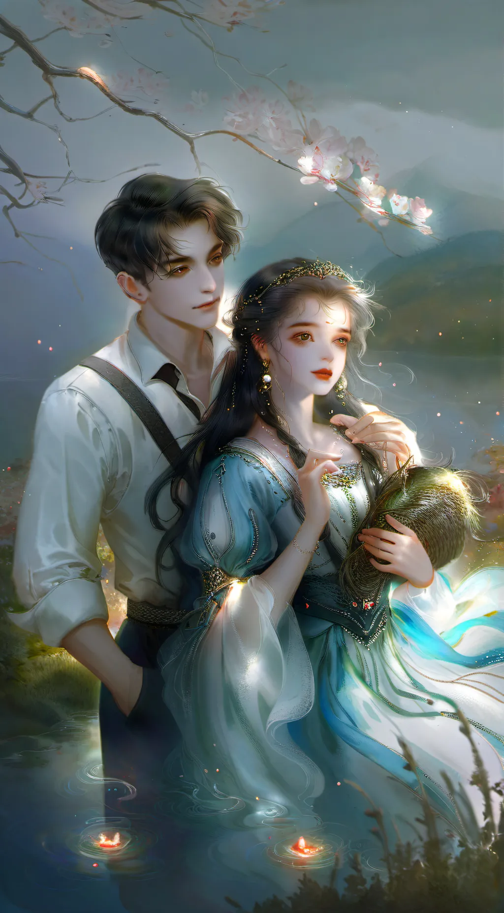 ai character: Emma and leo background