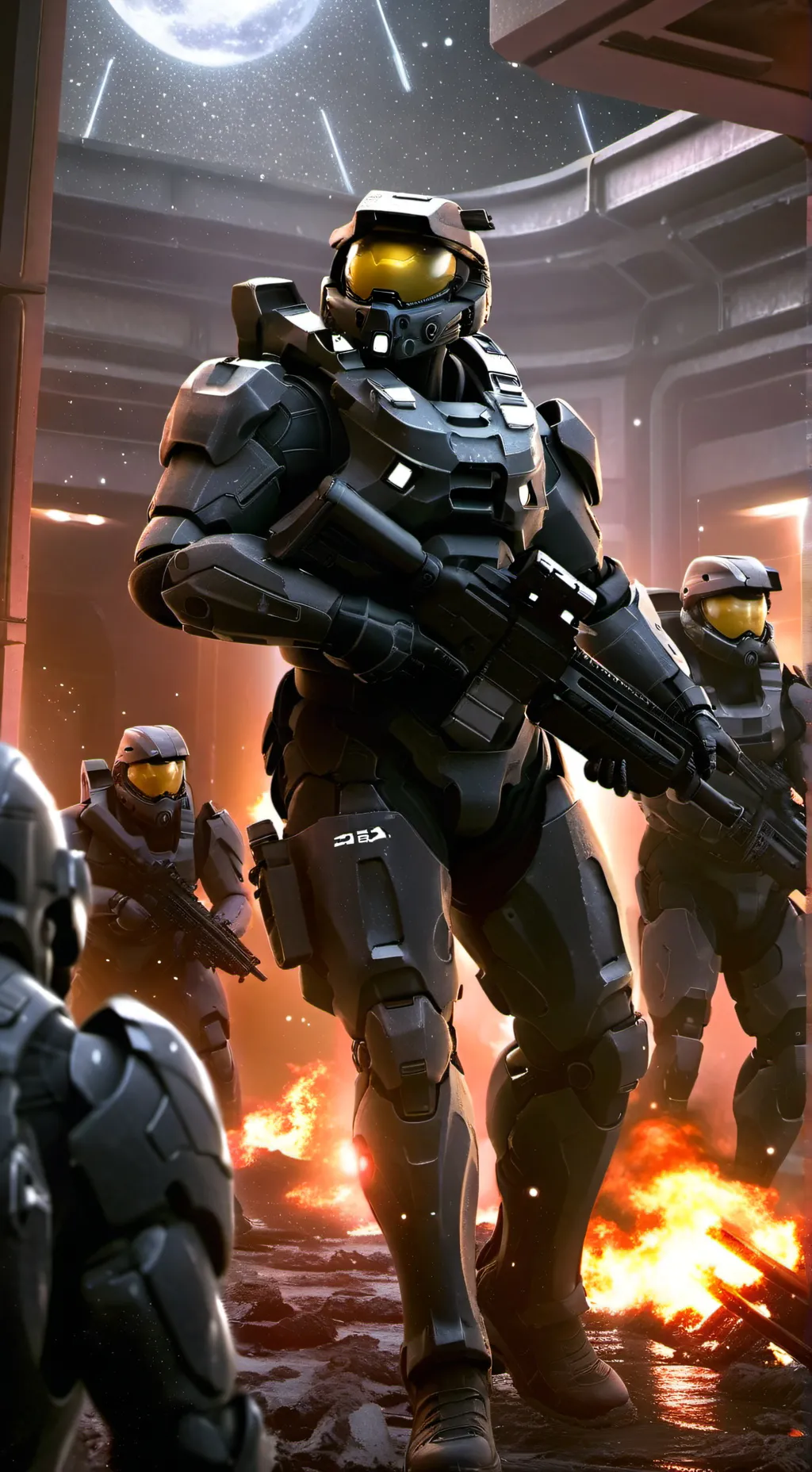 ai character: Halo Spartans background