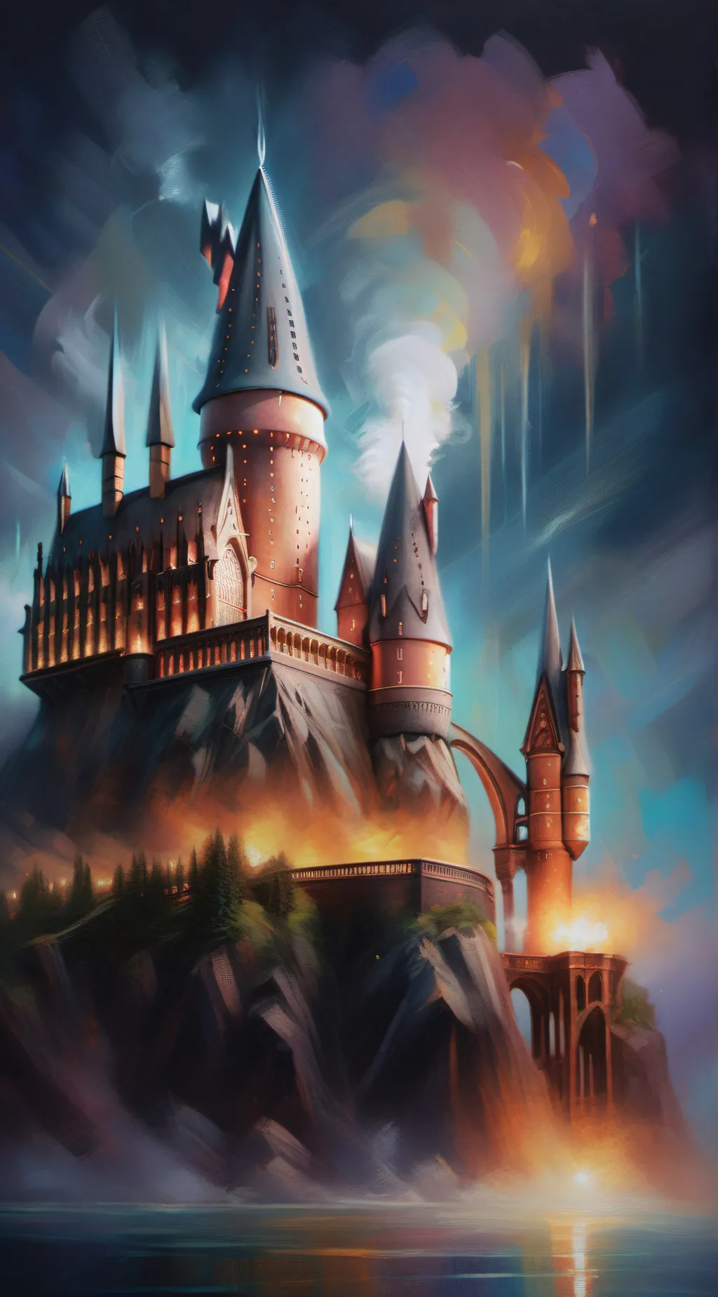 ai character: hogwarts  background