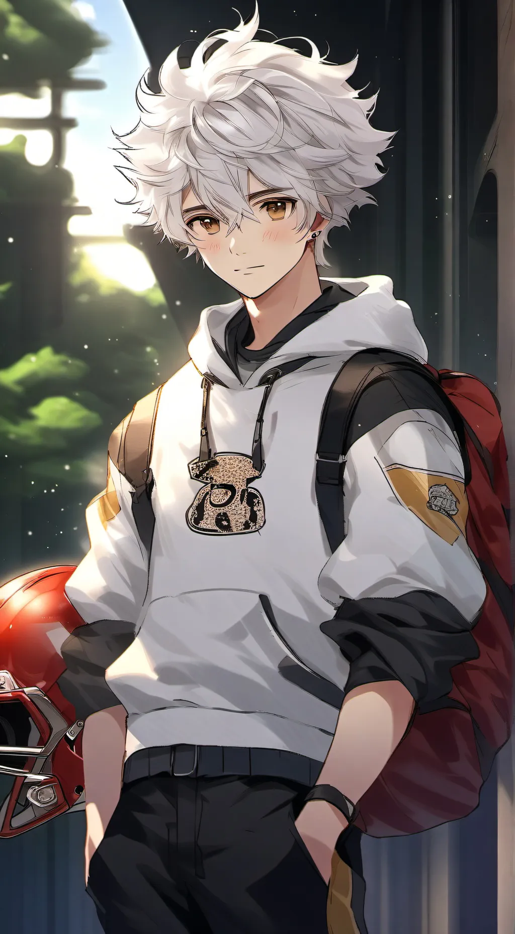 ai character: Damien background