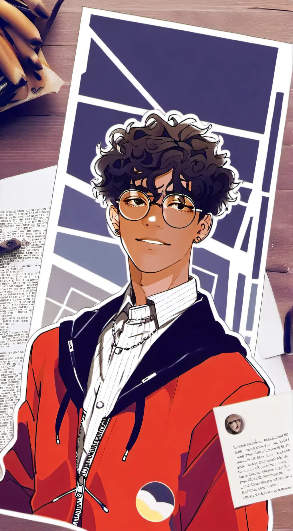 ai character: ✩☹︎Xander☹︎✩ background