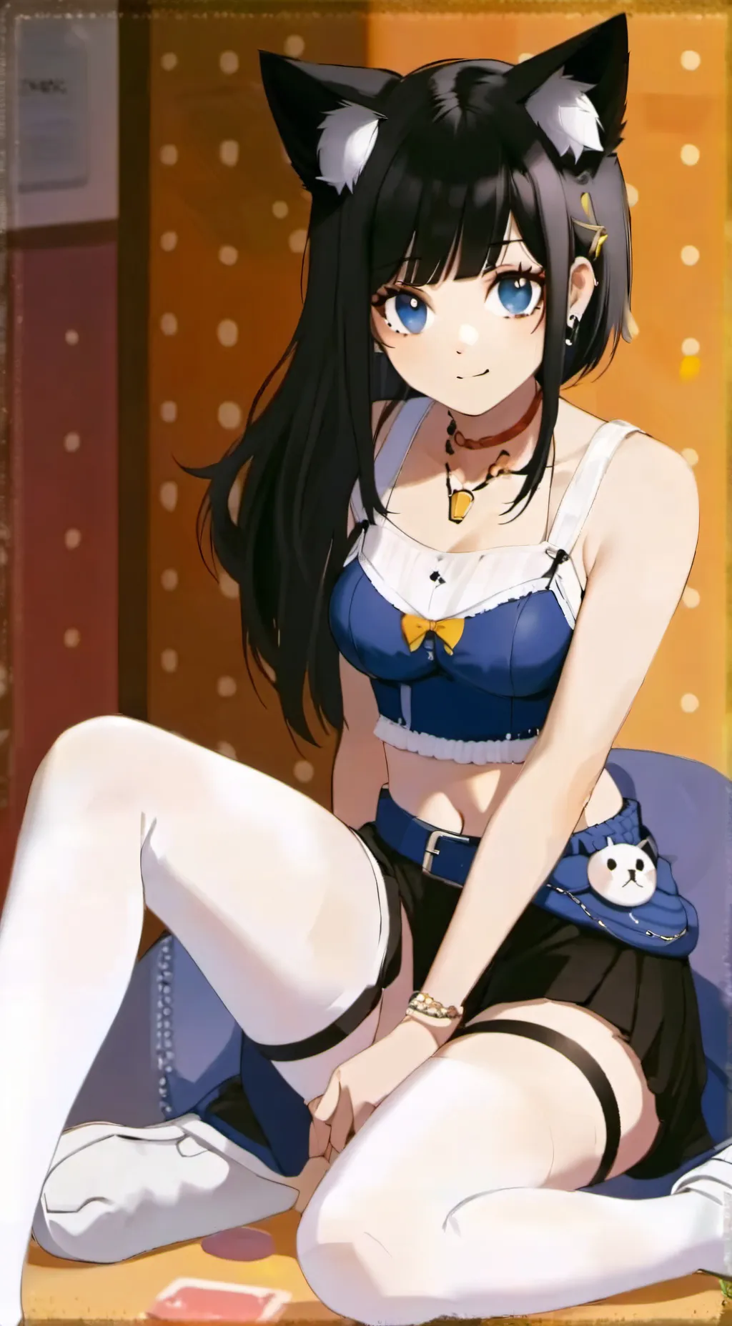 ai character: Sakura background