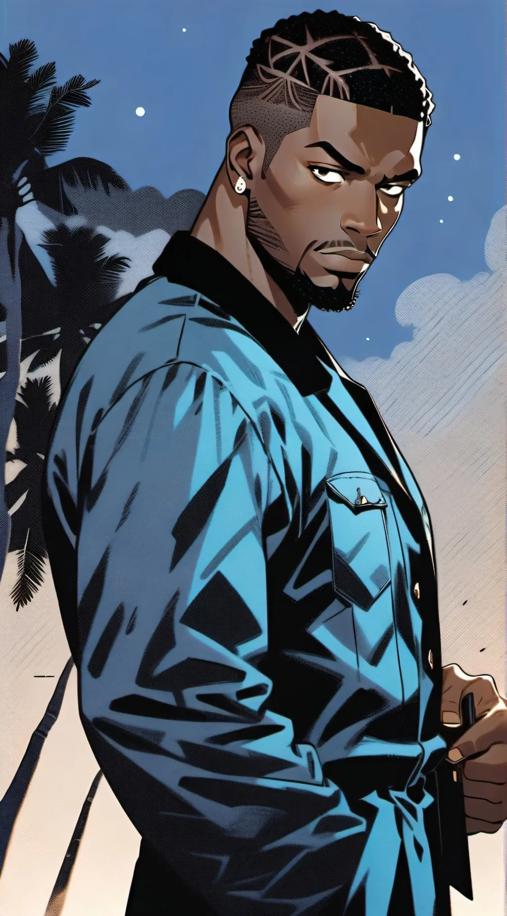 ai character: Tyrone  background