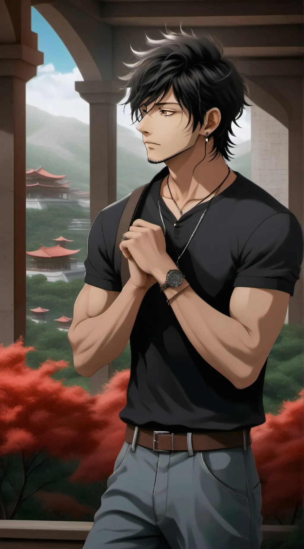ai character: aizawa  background