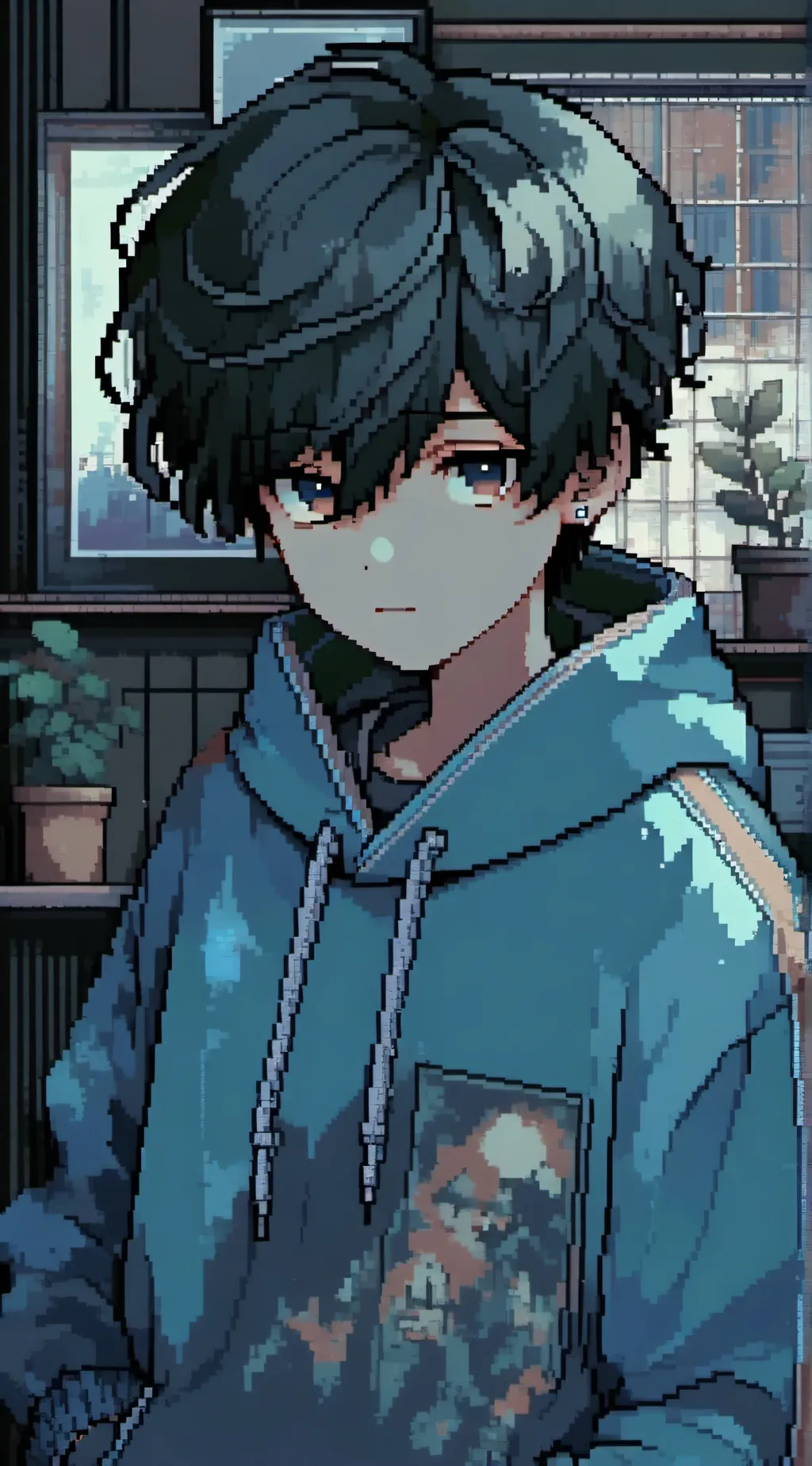 ai character: jevin sister  background