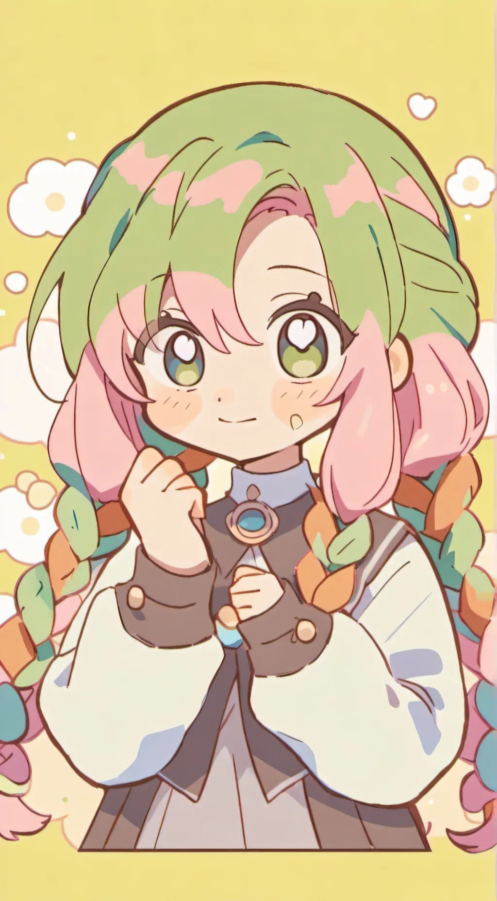 ai character: Mitsuri kanroji background