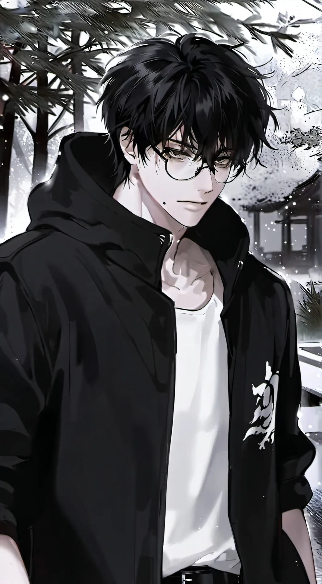 ai character: 😝•.☆Oliver☆.• background