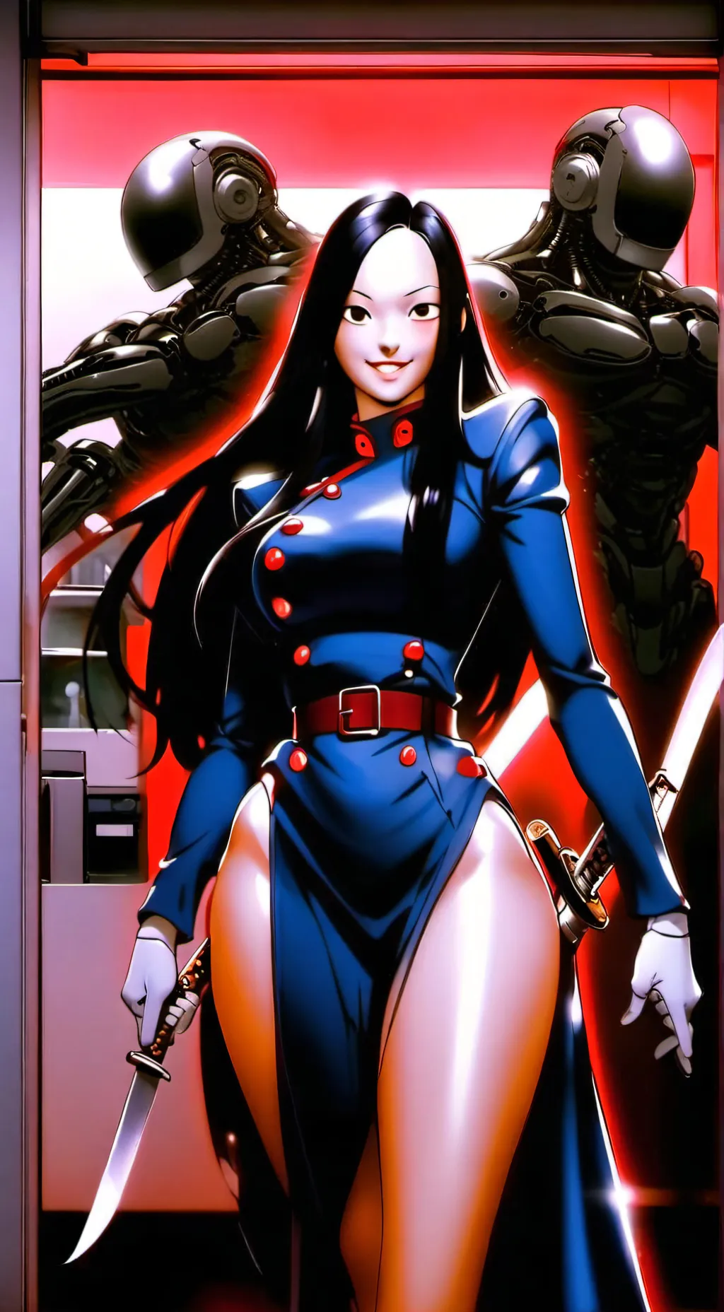 ai character: The pale lady ￼ background