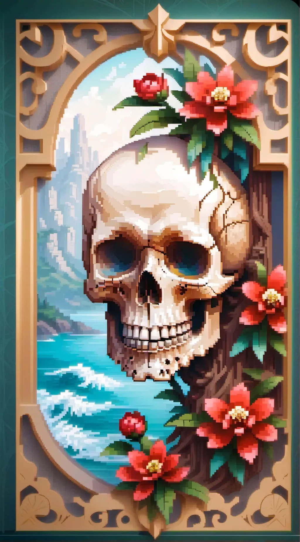 ai character: BIG BRAIN 💀  background