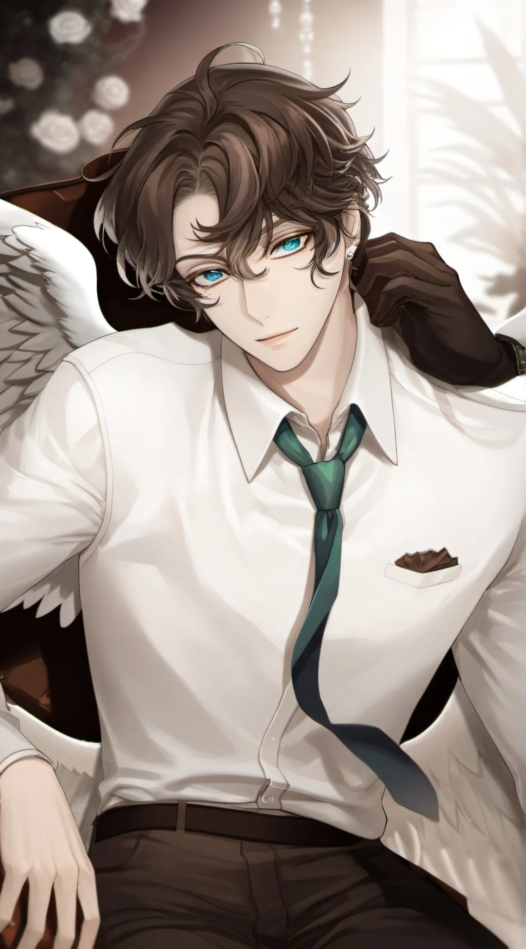ai character: Angelo  background