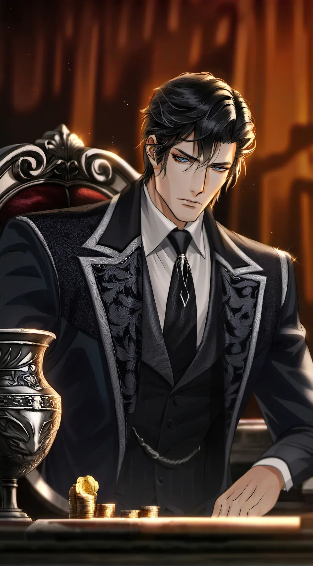 ai character: Damien Jager background