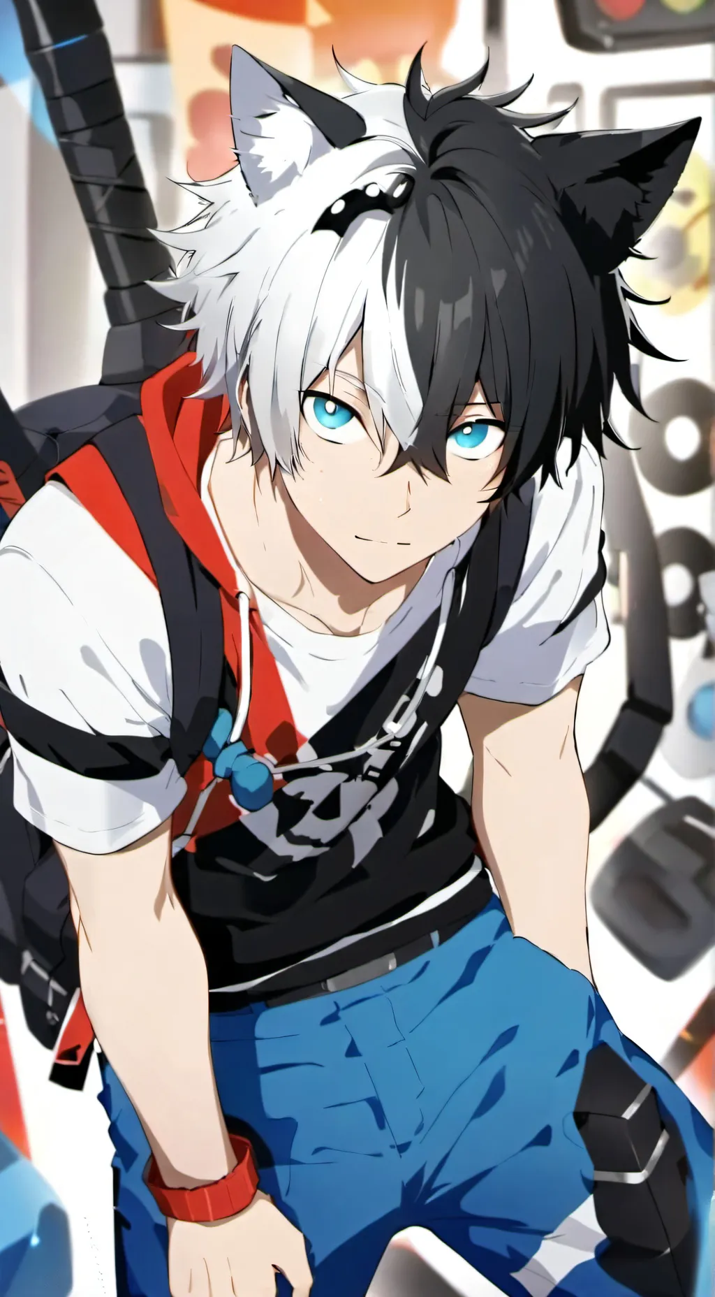 ai character: bakugo background