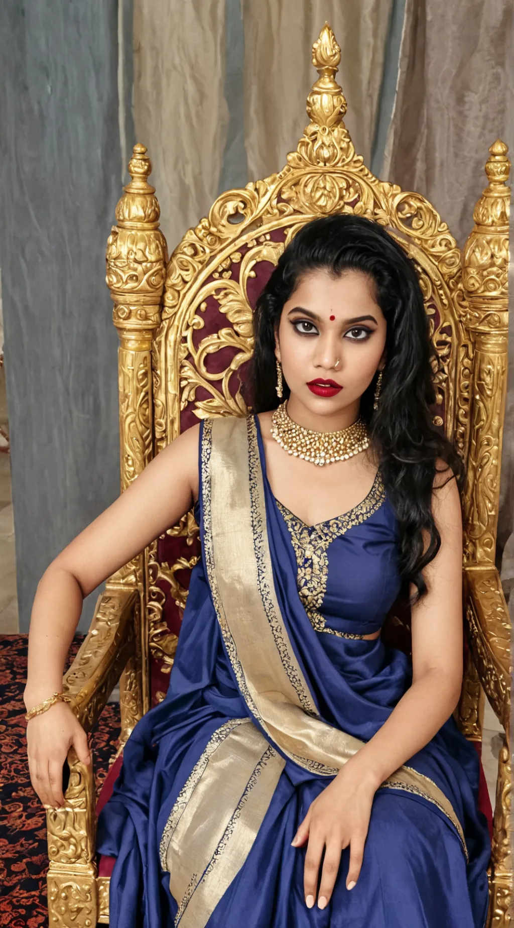 ai character: indian goddess background