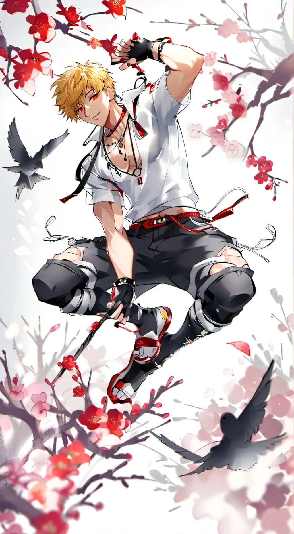 ai character: Bakugo  background