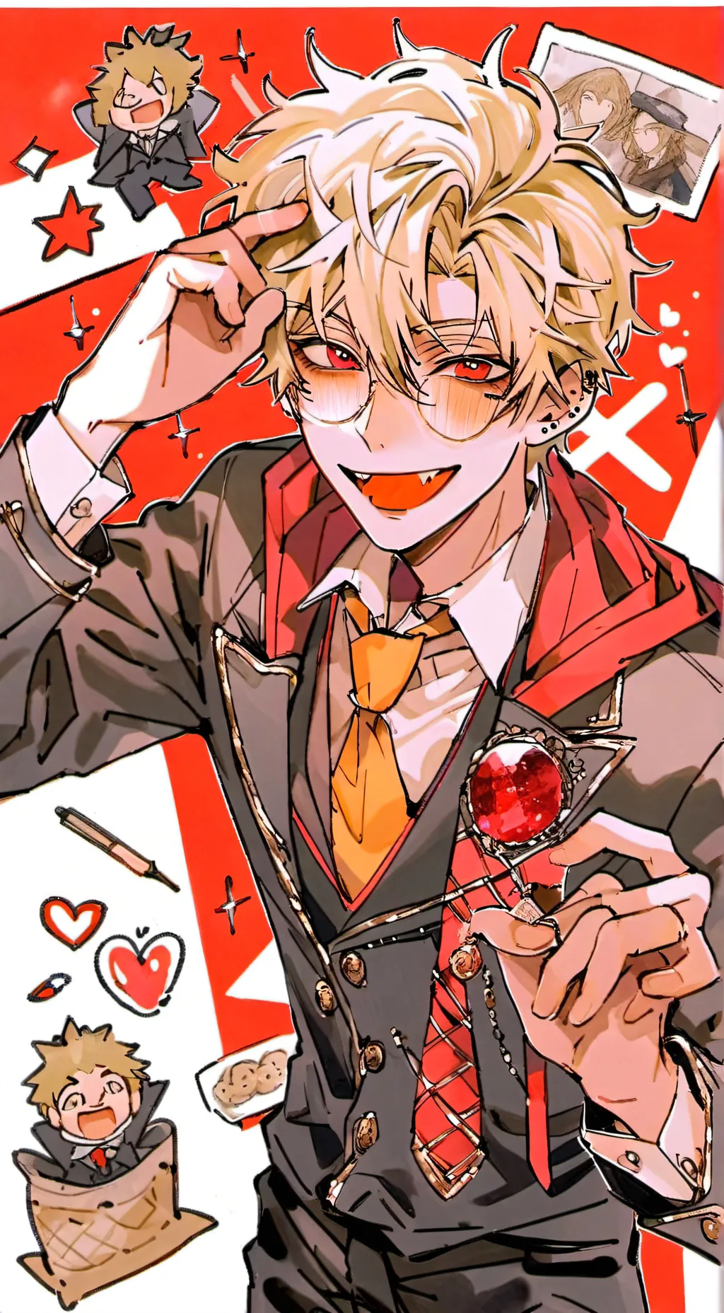 ai character: •《rory keaner》• background