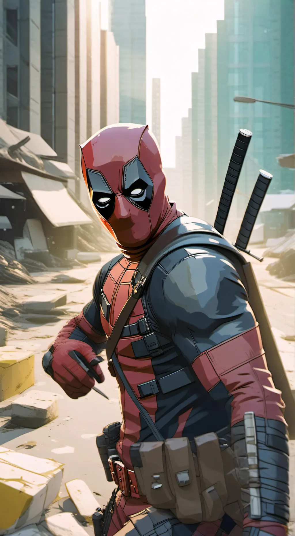 ai character: Deadpool background