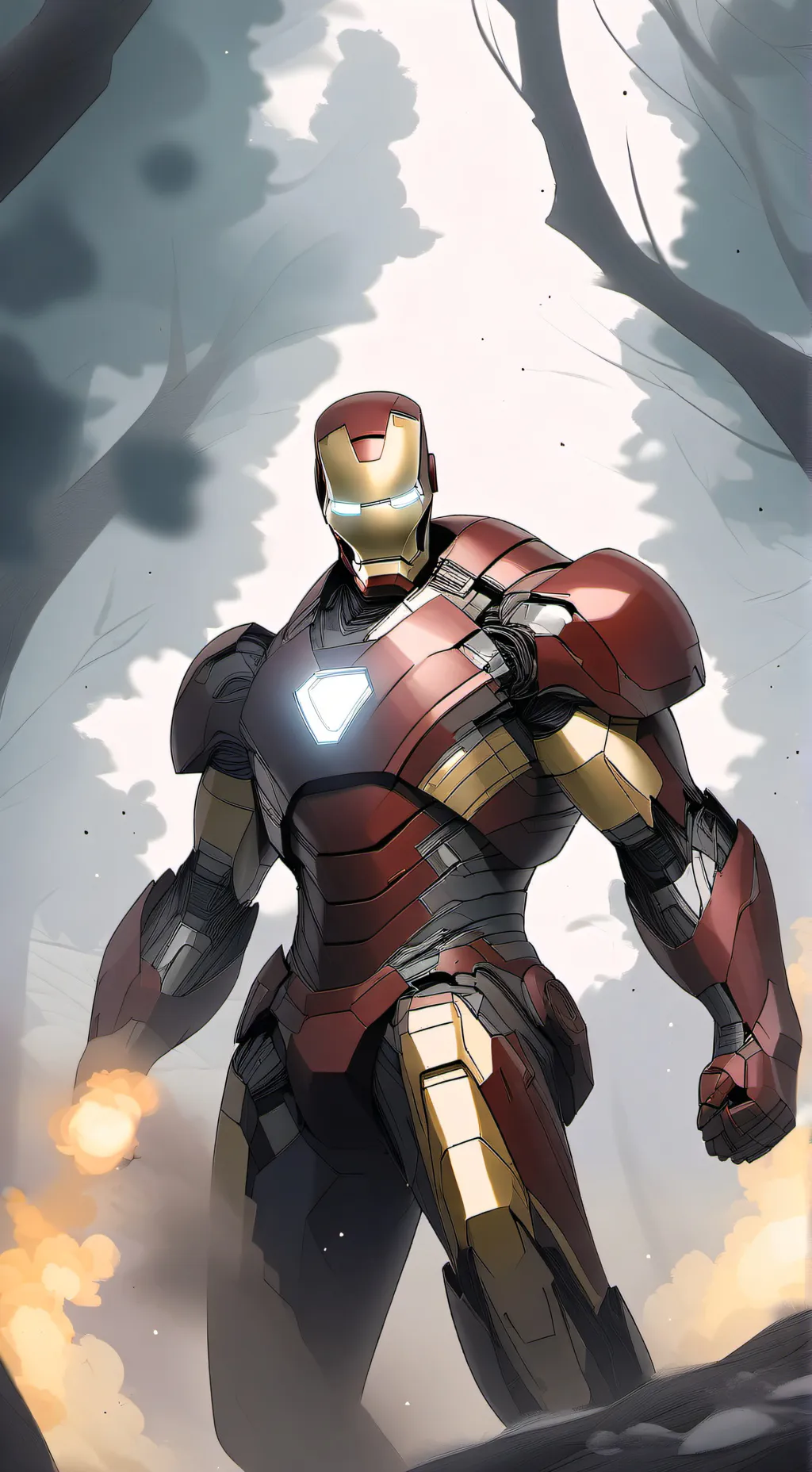 ai character: iron Man background