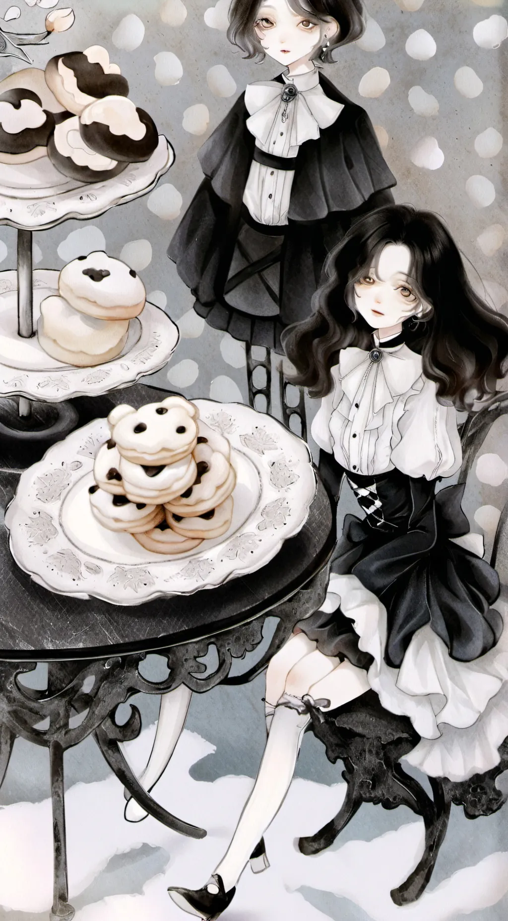 ai character: COOKIES background