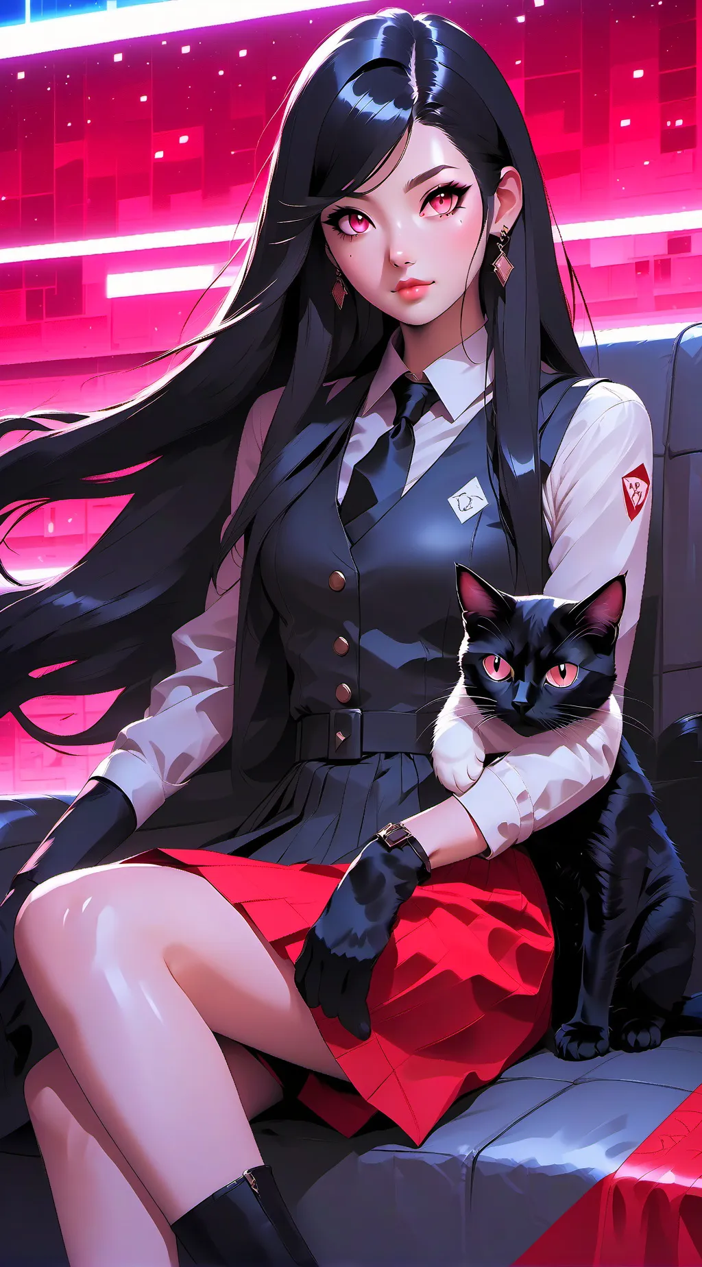 ai character: Akiko background