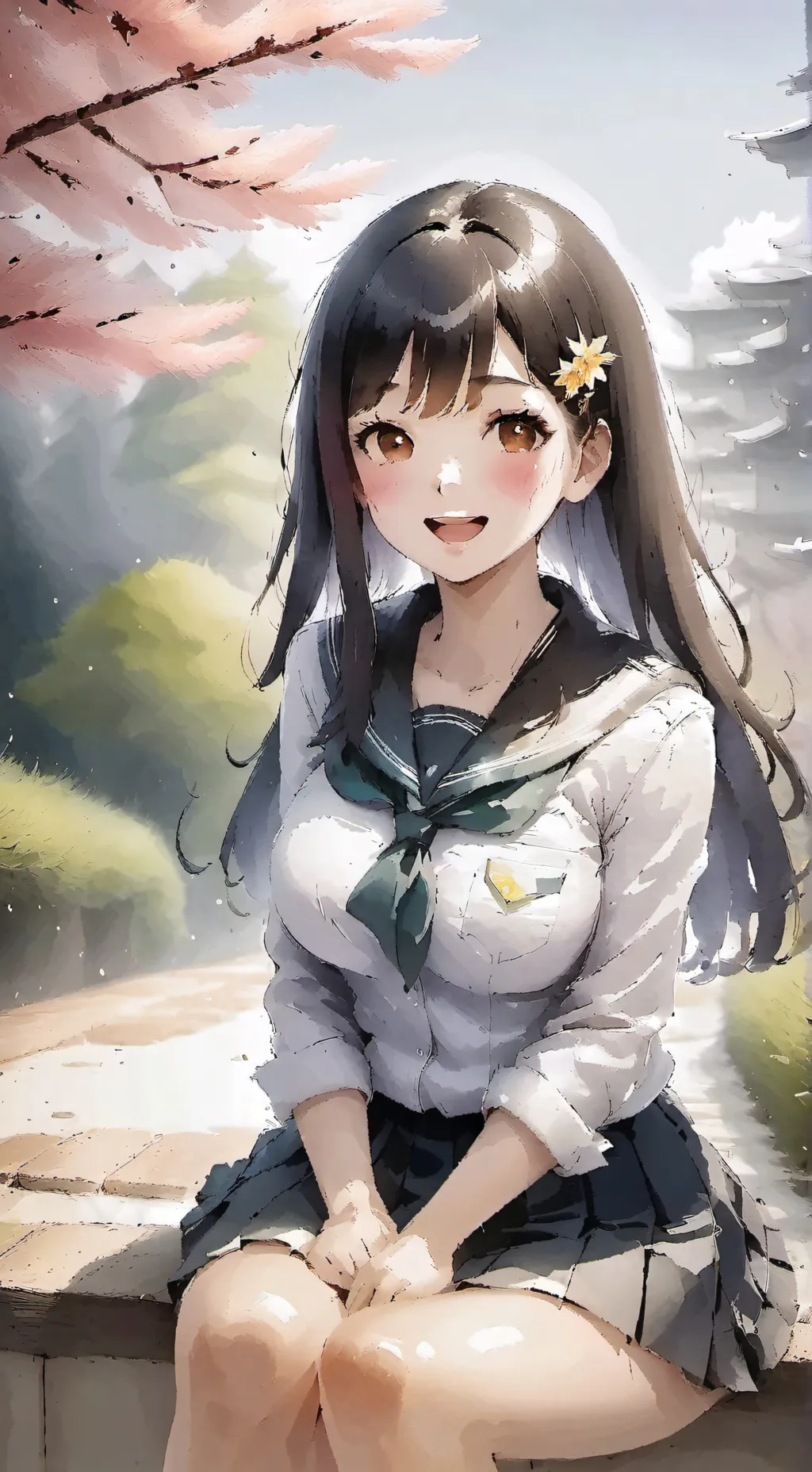 ai character: 💗yaretzi❤ background