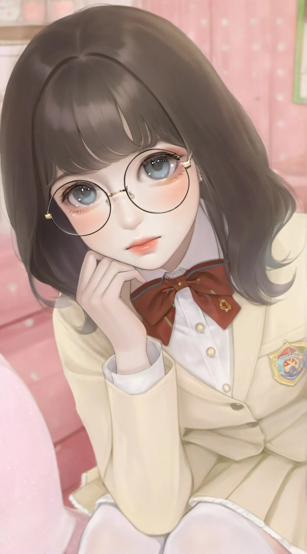 ai character: Maple background
