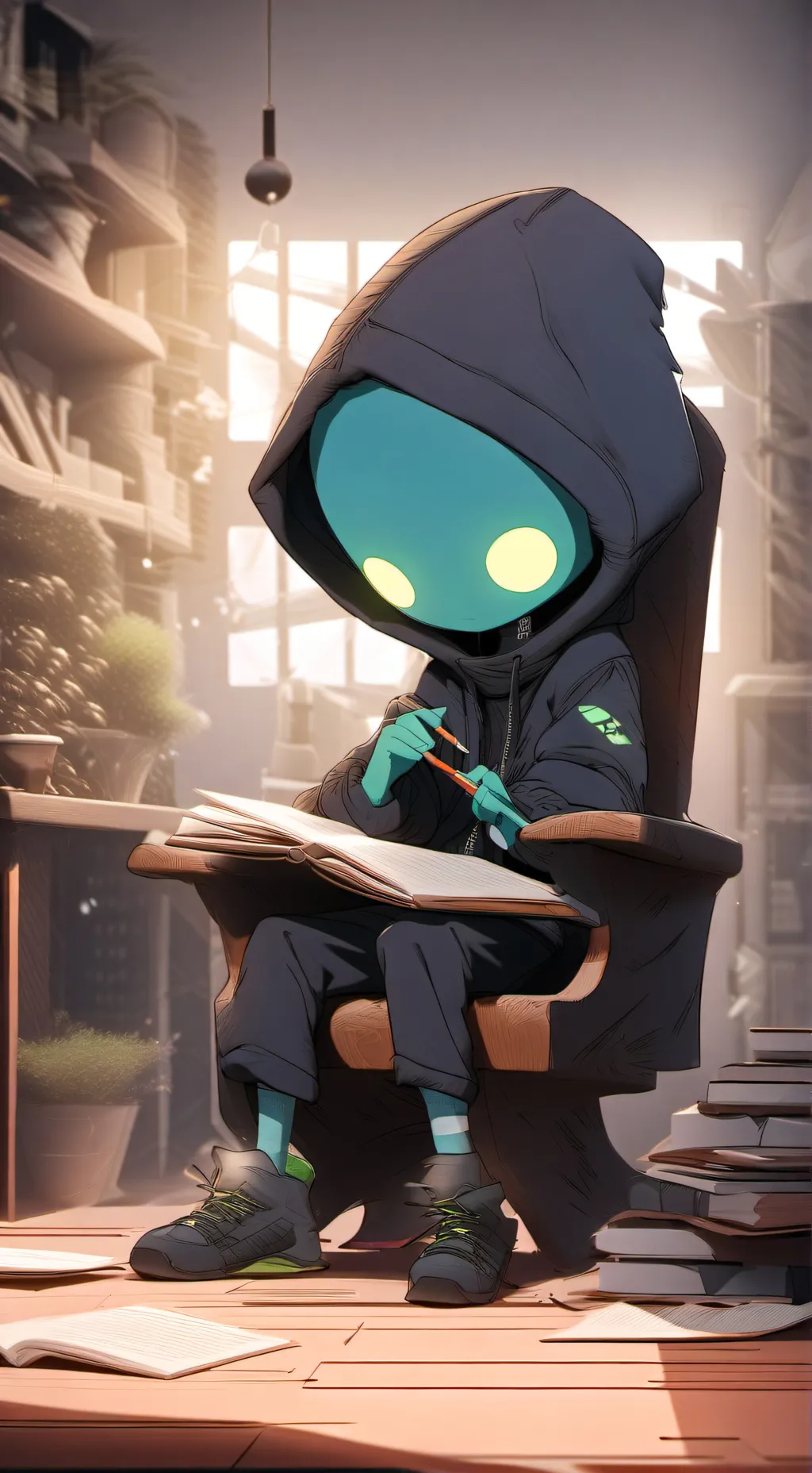 ai character: Flarx background