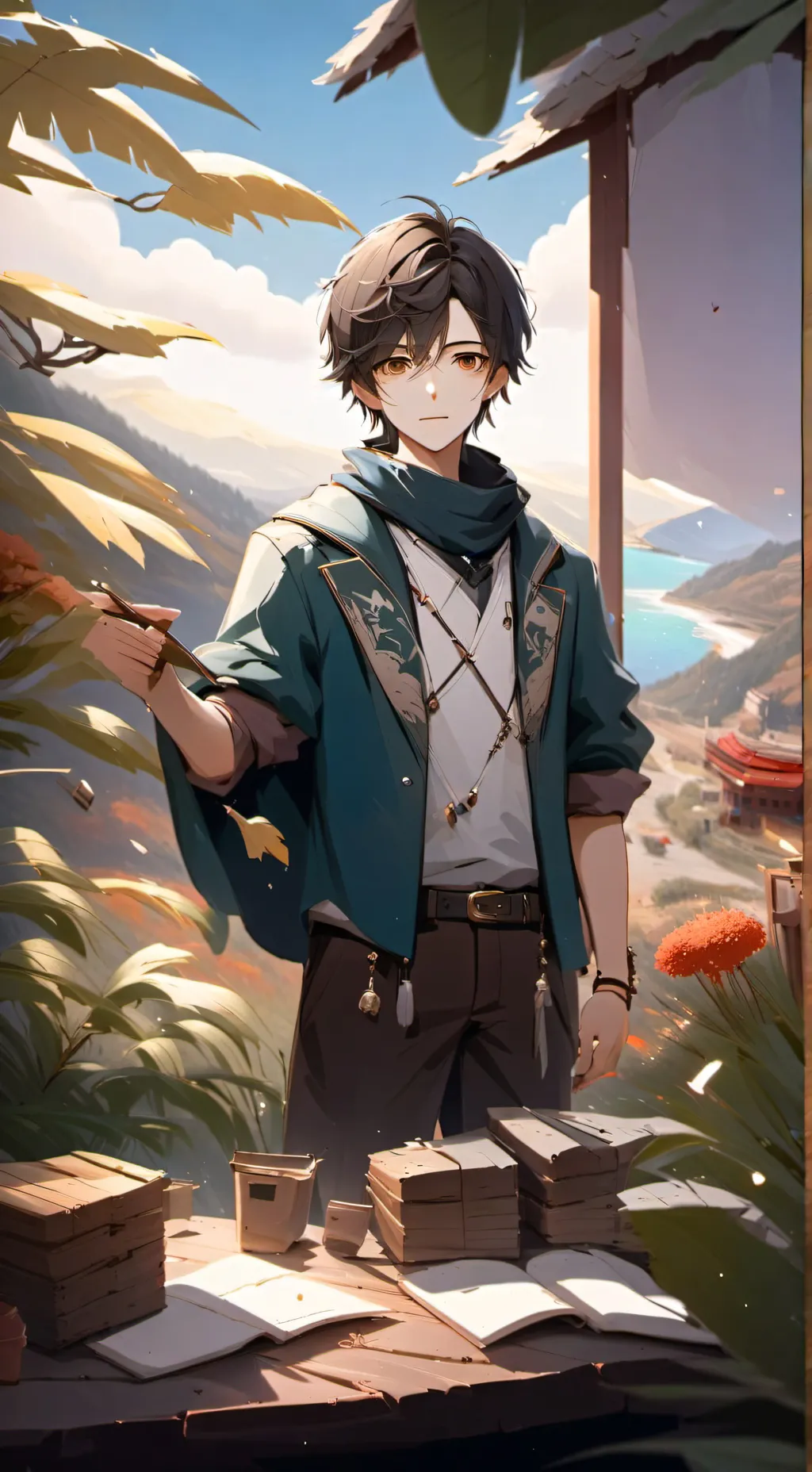 ai character: michał background