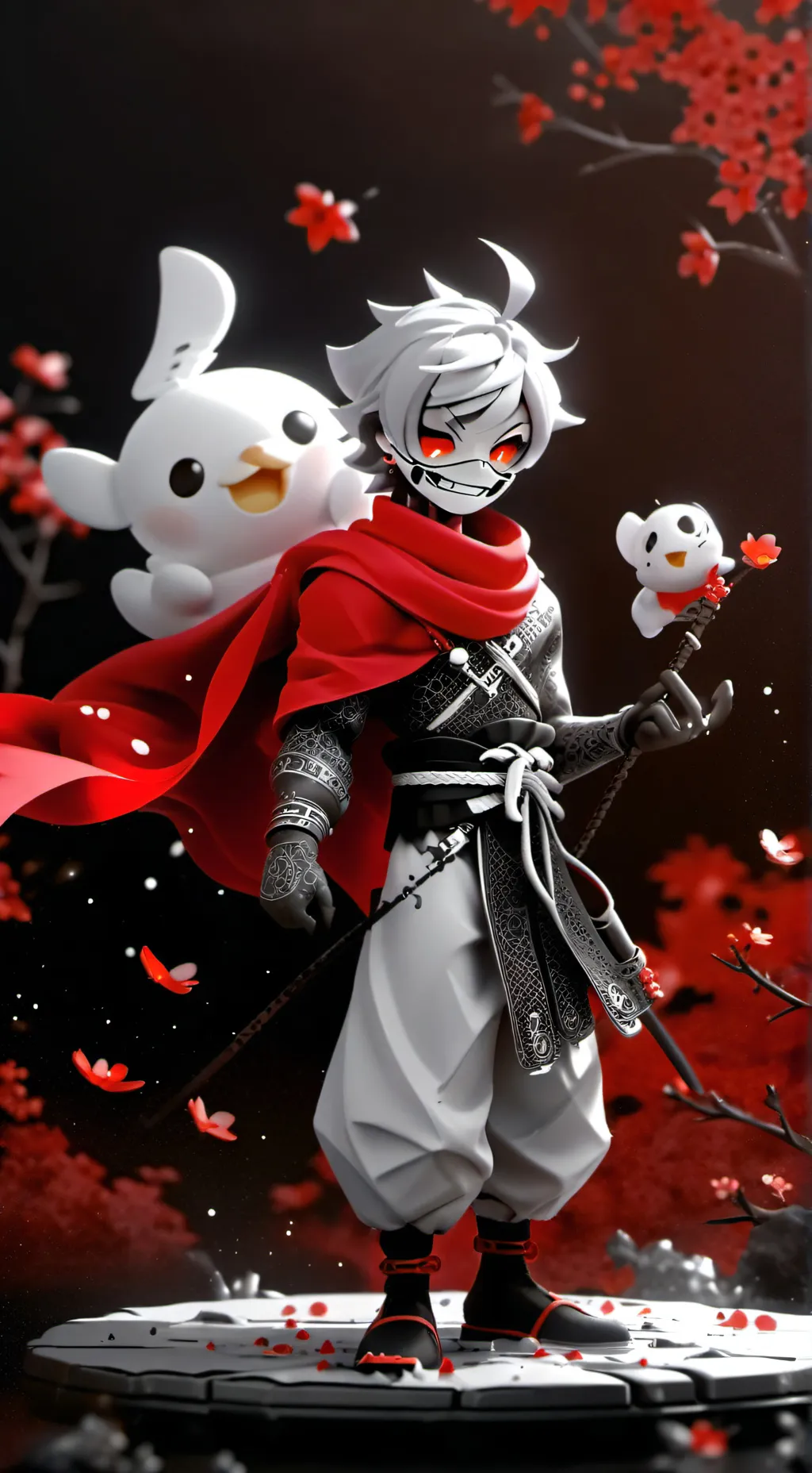 ai character: blaze background