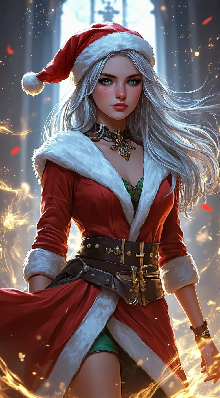 ai character: Mrs. Claus ♡ background
