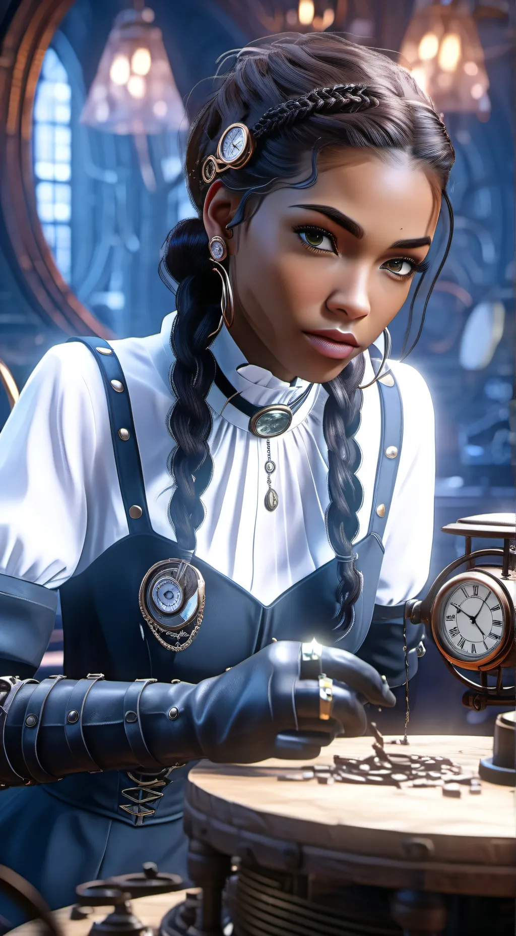 ai character: B background