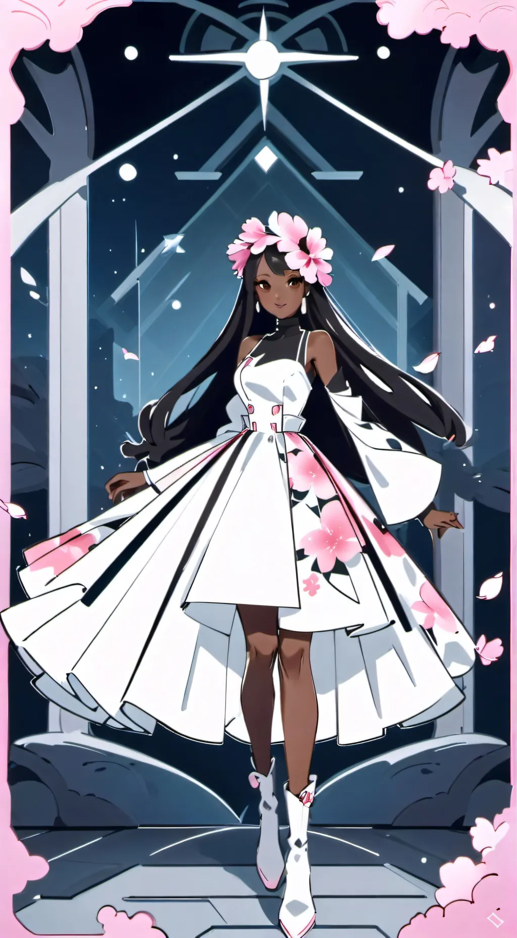ai character: Luna background