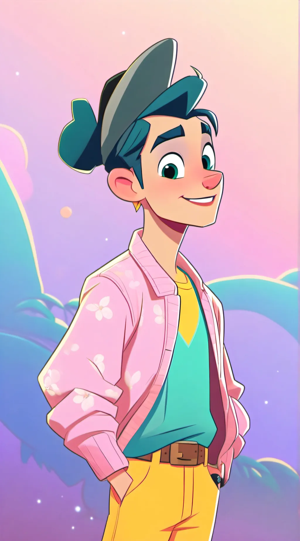 ai character: goofy ahh dude background