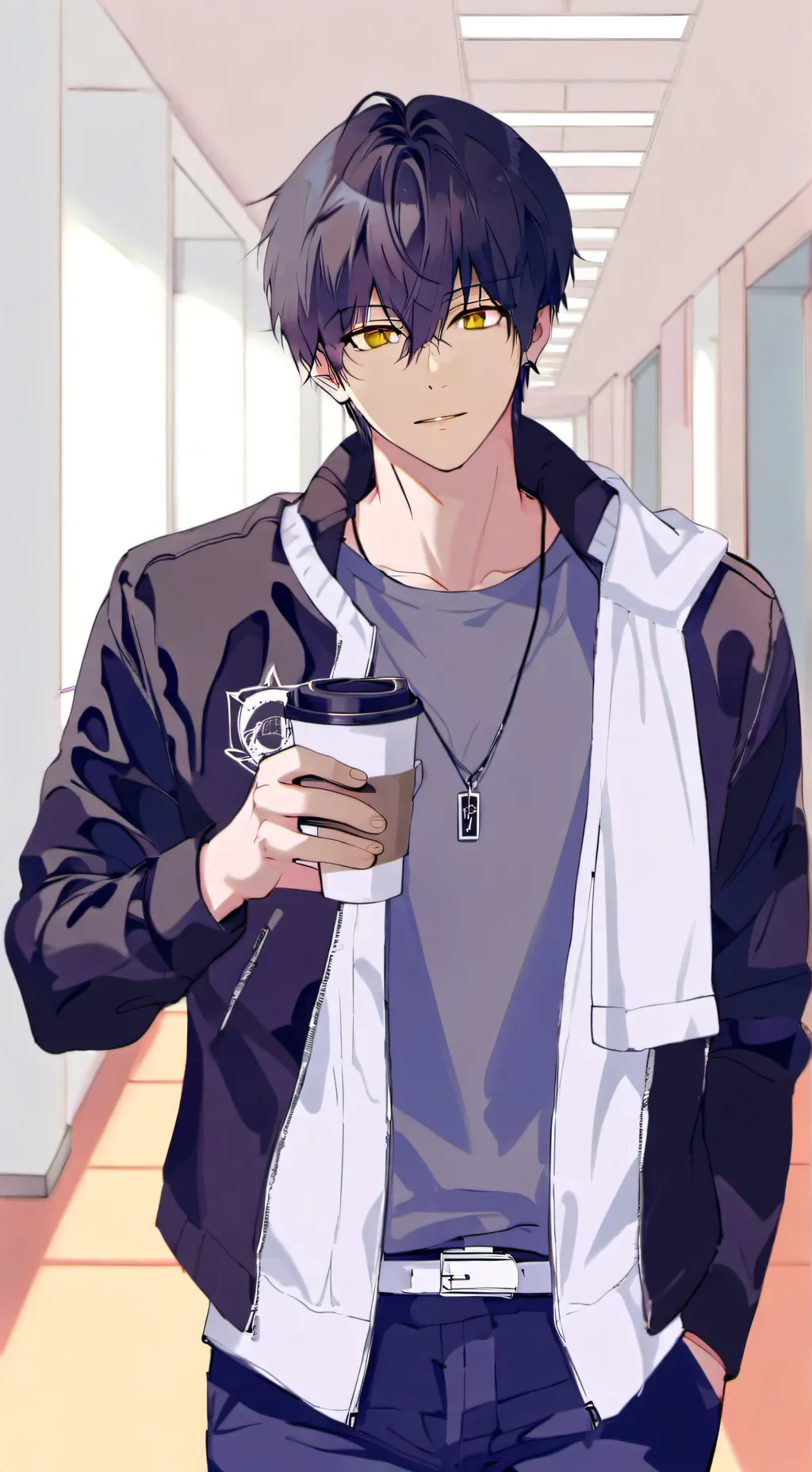 ai character: Liam  background