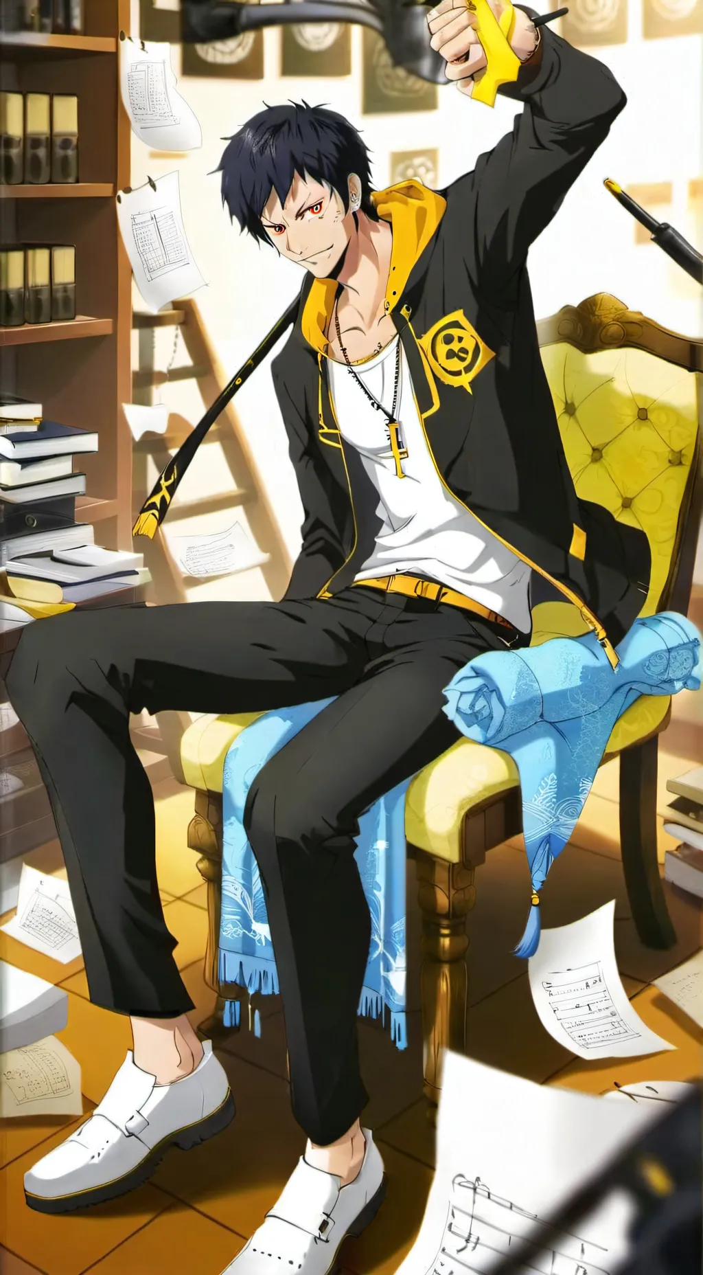 ai character: Trafalgar Law background