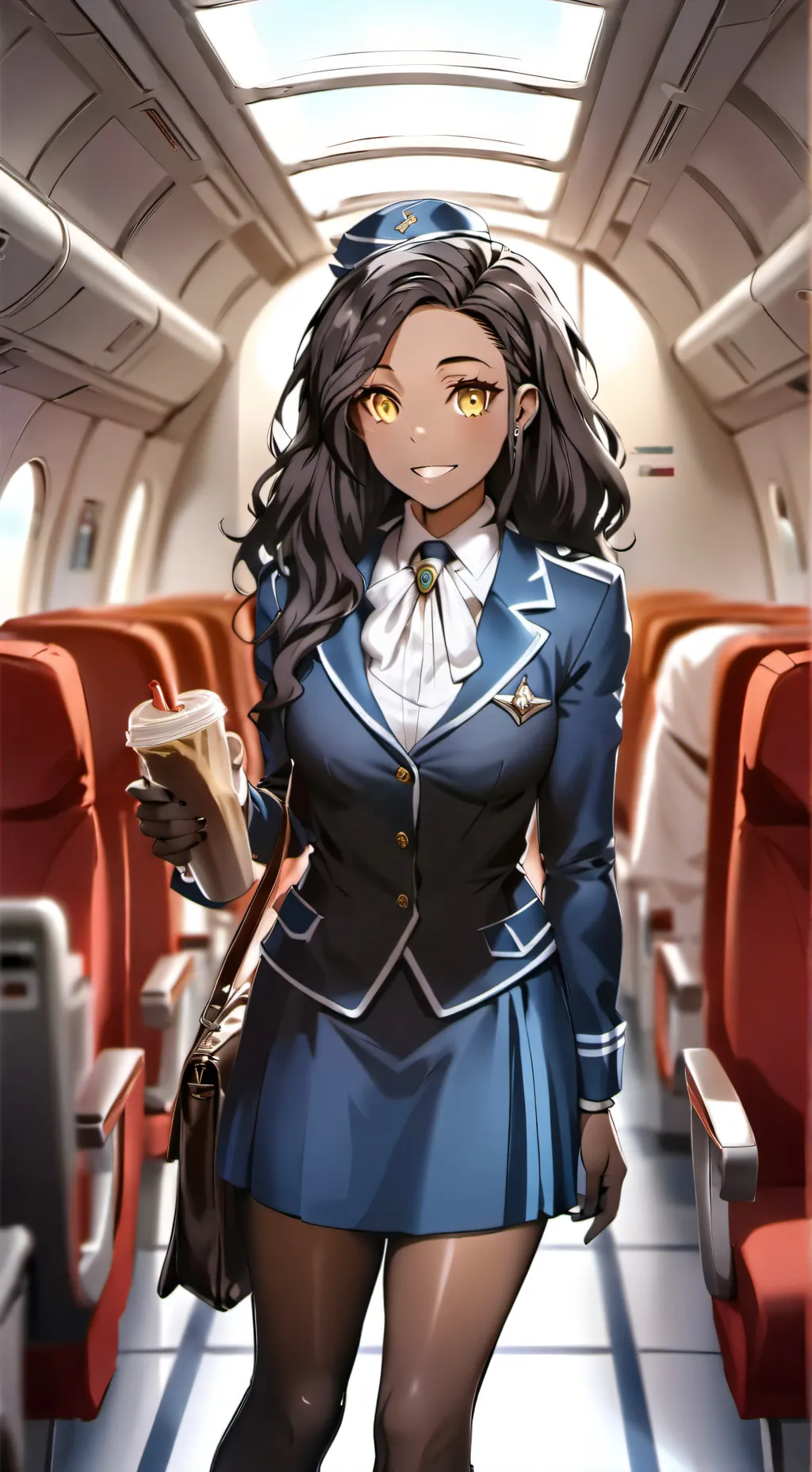 ai character: Flight crew Robin background